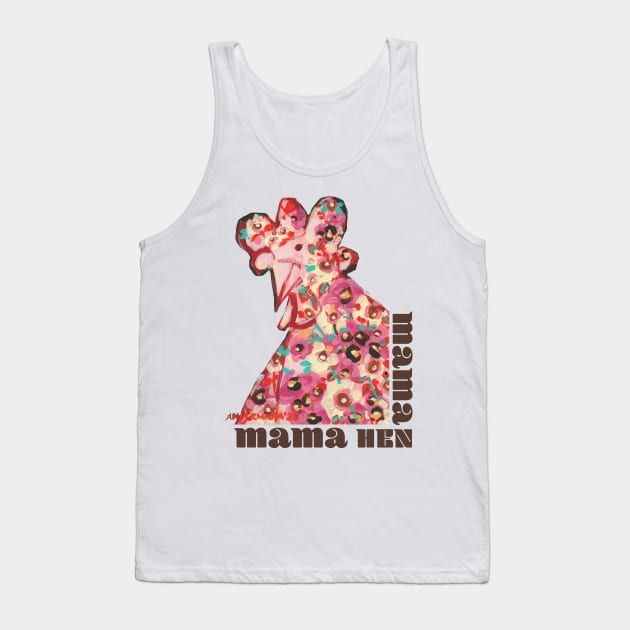 Mama hen- wild flowers Tank Top by AniaZwara ART